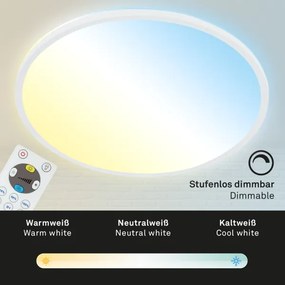 Briloner 7080-016 - LED Dimmelhető lámpa SLIM LED/22W/230V 2700-6500K +  távirányító