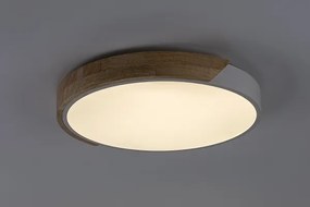 Rabalux 71419 - LED mennyezeti lámpa MAPLE2 40W/230V 3000/4000/6500K fehér/tölgy Ø61 cm