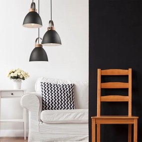 DANIELLE függeszték 3xE27/60W/230V, kábellel