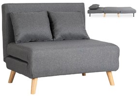 Ágyazható Fotel Szürke Színben. MARRY 2