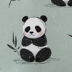 Mikroszálas ágyneműhuzat PANDA RELAX mentás Ágyneműhuzat mérete: 70 x 90 cm | 140 x 200 cm