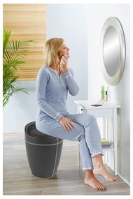 Candy Look fehér szennyeskosár és ülőke egyben, 20 l - Wenko