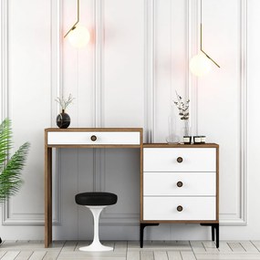 Fésülködő asztal Lizbon 551 - Walnut, White