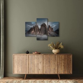 Kép - Három fogak, olasz Dolomitok (90x60 cm)