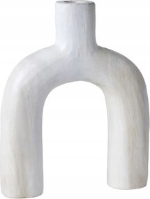 Fa VĂĄza SzĂĄrĂtott VirĂĄgokhoz FehĂ©r Modern SzĂĄrĂtott 28 x 35 cm