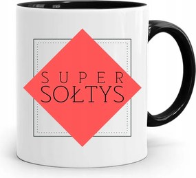 Soltys Bögre Fekete Szuper Soltys Ajándék fényképes nyomtatással