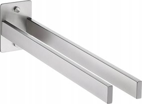 Dupla törölközőtartó fürdőszobába és konyhába 38cm erős stabil