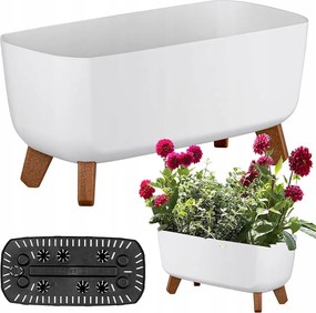 DGCL400-S449 Kerti Virágtartó Fedő Gracia Case Fehér