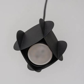 GAMBIT kábeles csillár 1xGU10/10W/230V, fekete