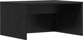 vidaXL Falra szerelhető íróasztal Fekete tölgy 60 x 45 x 30 cm Faanyag