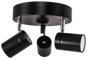 ByRydens 4200710-4002 - Spotlámpa CORRECT 3xGU10/7W/230V fekete