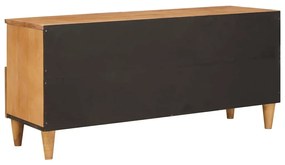 TV szekrény fiókkal Világosbarna 100 x 33 x 46 cm tömör mangófa