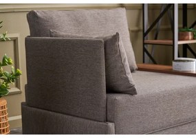 TULA barna, balos sarokfotel