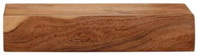 2 darab tömör akácfa fali polc 40x17x8 cm