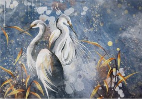 Flizelin fotótapéta Akvarell sapkák Nyugalom és harmónia 300x210 +ragasztó