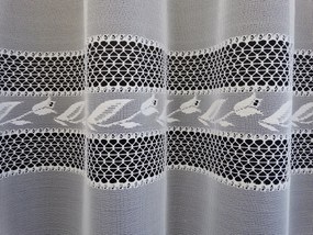 Mg Függöny jacquard 31589 Fehér 400x170cm készre varrt Bt