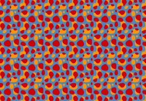 Fotótapéta - Retro színes foltok (147x102 cm)