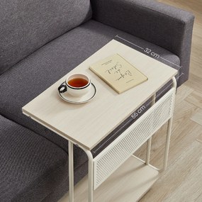 Mobil kisasztal MIREZO 55x33cm, bézs