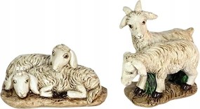 2 db-os bárányos karácsonyi betlehem figura szett 9-10cm-es figurákhoz