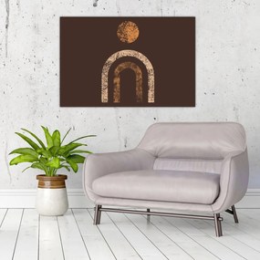 Kép - Narancssárga ívek N⁰1 (90x60 cm)