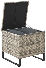 Juskys Rattan szett Santorini - szürke