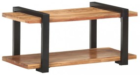 tömör akácfa TV-szekrény 90 x 40 x 40 cm