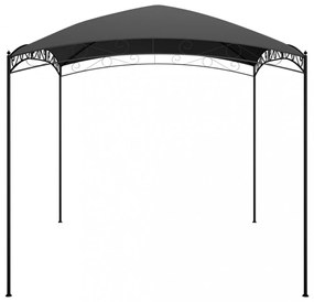 antracitszürke pavilon 3 x 4 x 2,65 m 180 g/m²