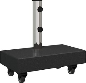 vidaXL Napernyőtalp Fekete 45 x 25 x 45 cm Gránit