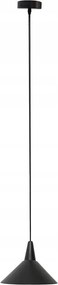Függőlámpa nappaliba E27 1x40W matt fekete szín Rabalux