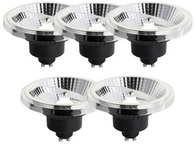 5 db-os GU10 3 fokozatban dimmelhető LED izzó 111 mm 10,5W 770 lm 4000K
