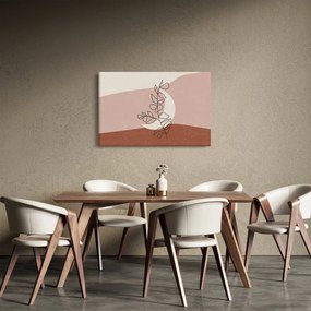 Kép - Boho levelek N⁰2 (90x60 cm)