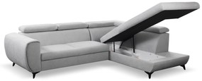 Sarok ülőgarnitúra Monaco (platina) (J). 1098035
