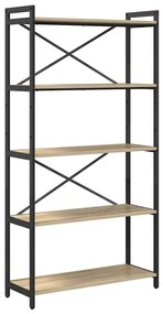 Könyvszekrény sonoma tölgy 80 x 30 x 153 cm Faanyag