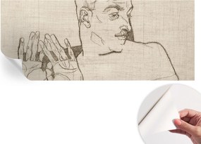 Öntapadós tapéta Fali furnér 3D hatás Kifejező figura 250x104 cm