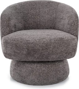 Forgó design fotel COSMIC RAVEN, szürke