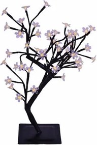 NEXOS Dekoratív fa virágokkal LED meleg fehér