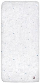 Gyermek muszlin lepedő FLAKES 40 x 90 cm