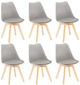 Silla étkezőszék 6 db szürke színben