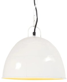 kerek fehér ipari vintage függőlámpa 25 W 31 cm E27