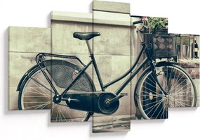 Kép - Vintage kör virágokkal (150x105 cm)