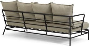 Mareluz bézs fémszerkezetű kerti kanapé - Kave Home