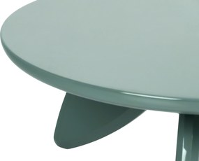 Lumis kerek dohányzóasztal 80 cm - zöld