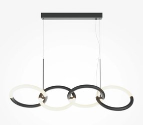 MAYTONI MOD165PL-L40B3K NODE Modern Led Függesztett Lámpa Fehér, Fekete LED IP20