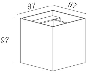 Lucide 09217/04/30 - LED Fali lámpa XIO 1xG9/4W/230V fekete