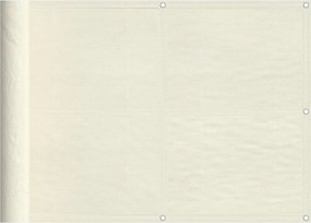 vidaXL krémszínű 100% oxford poliészter erkélyparaván 75 x 1000 cm