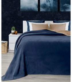 Twin barna és kék pléd, 200 x 220 cm, 200 x 220 cm