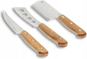 Morso Foresta 3 db-os sajtvágó kés tölgyfa markolat szett