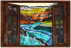 Poszterek 60x40 Tájkép képregény stílusban