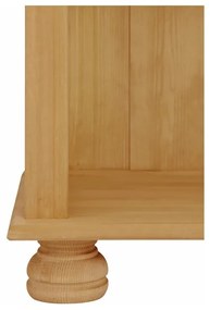 Natúr színű borovi fenyő könyvespolc 77x116 cm Ella – Støraa