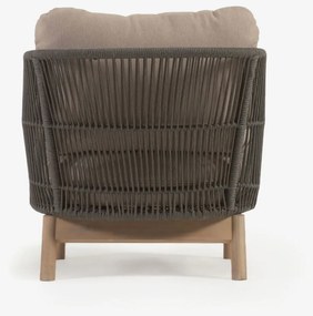 Catalina khaki kerti fotel - Kave Home